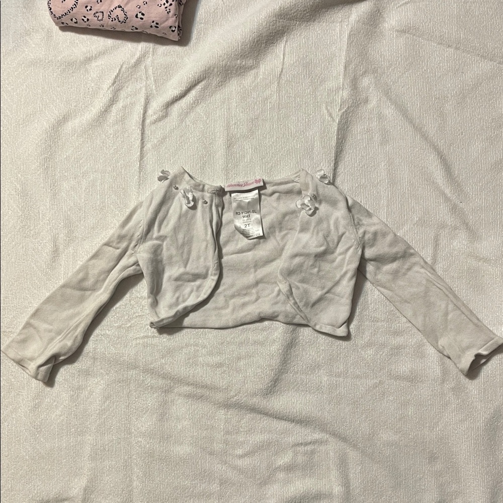 Bonnie Jean White Sweater